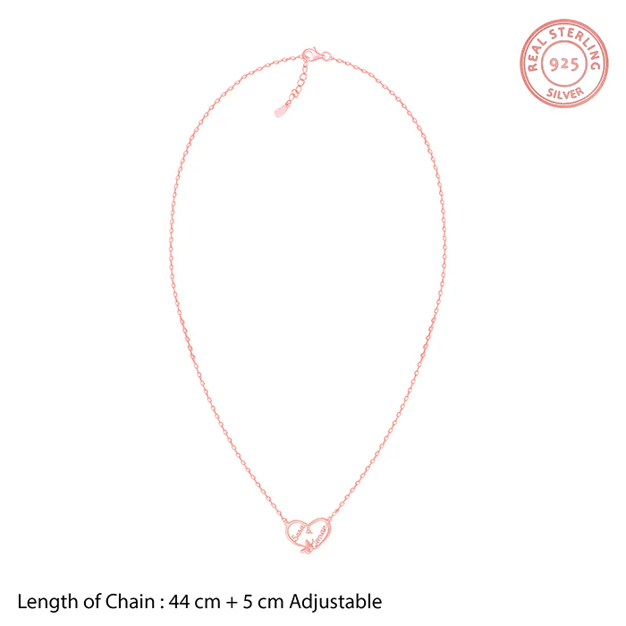 Rose Gold Personalised Forever Yours Pendant - Image 6