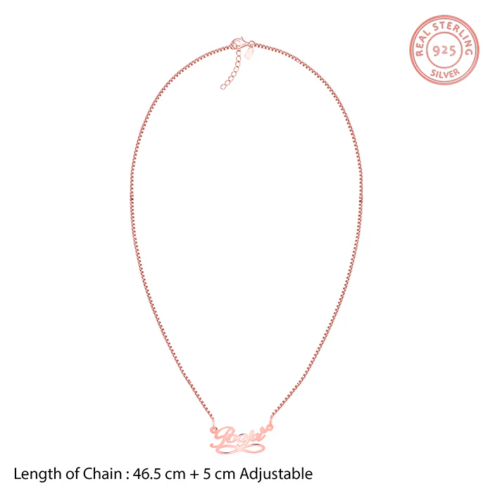 Rose Gold Personalised Infinite Moments Necklace - Image 4