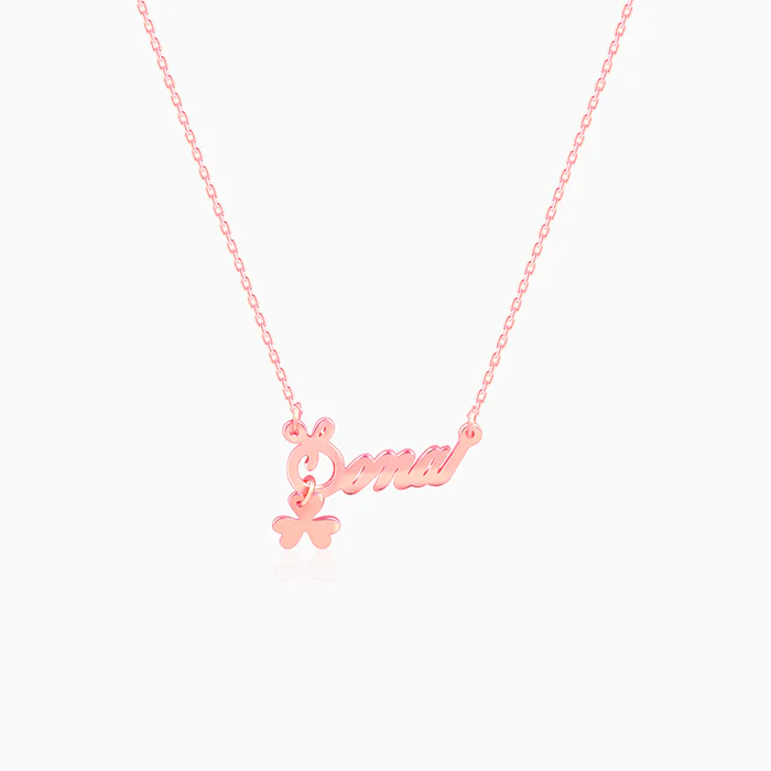 Rose Gold Personalised Eternal Necklace - Image 9