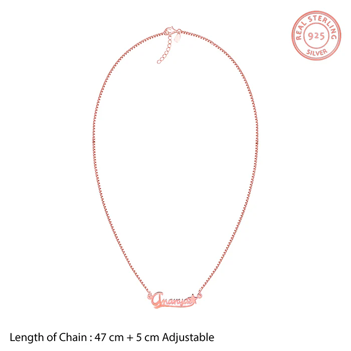 Rose Gold Personalised Star Necklace - Image 6
