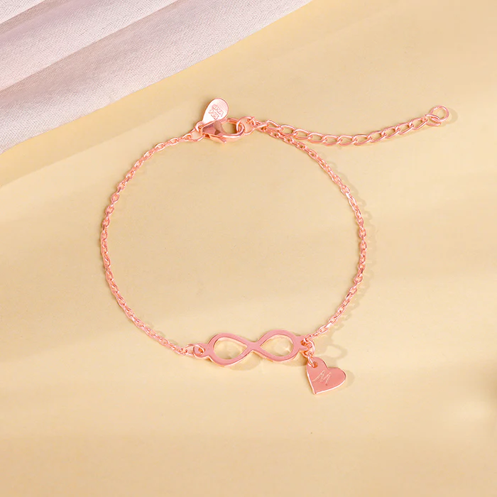 Rose Gold Personalised Timeless Bond Bracelet - Image 2