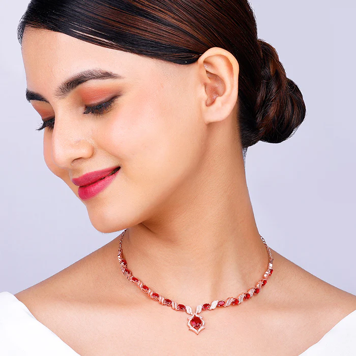 Rose Gold Pretty Woman Necklace - Image 3