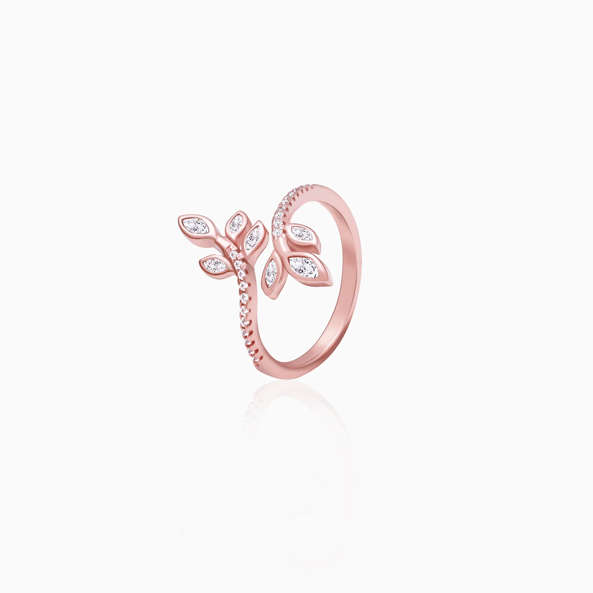 Rose Gold Pure Poise Ring - Image 3