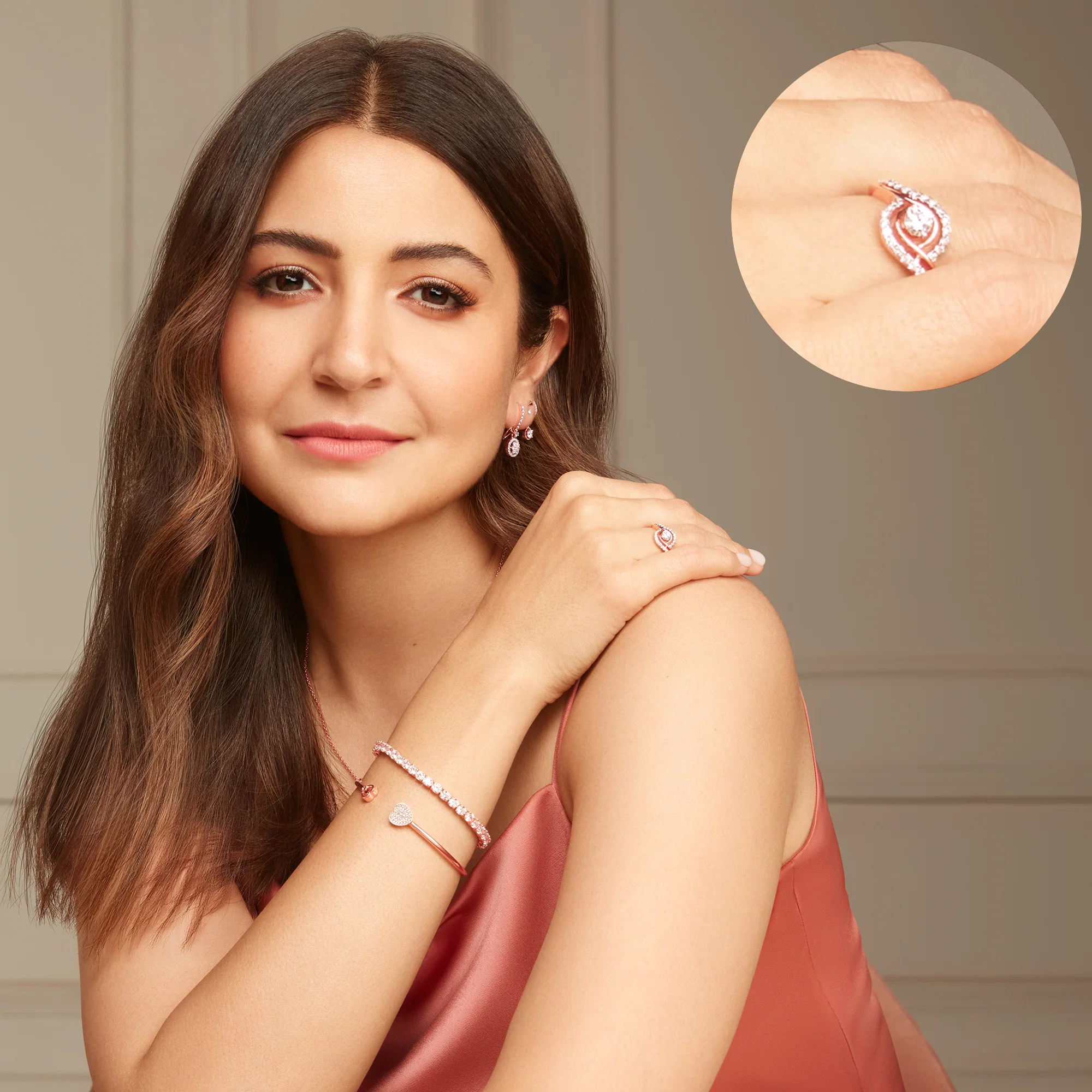 Rose Gold Rhea Solitaire Lab Grown Diamond Ring - Image 3