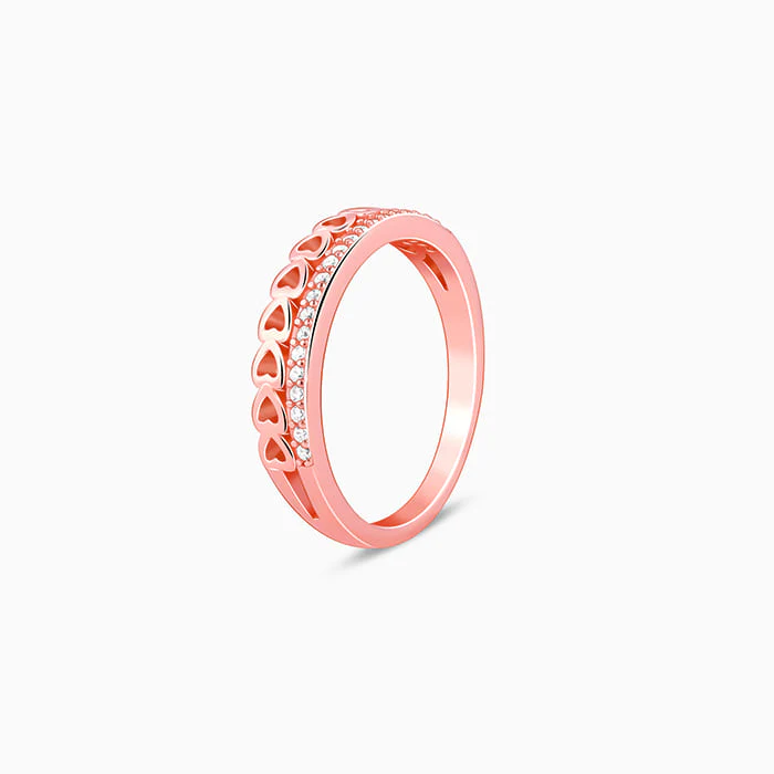 Rose Gold Spark Romance Ring - Image 4