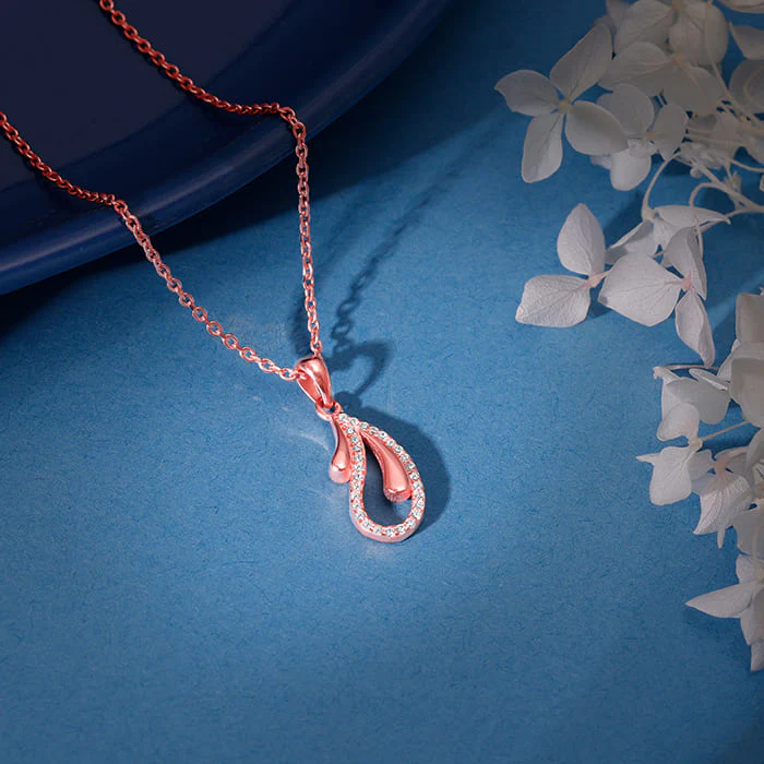 Rose Gold Specially You Pendant With Link Chain - Image 2