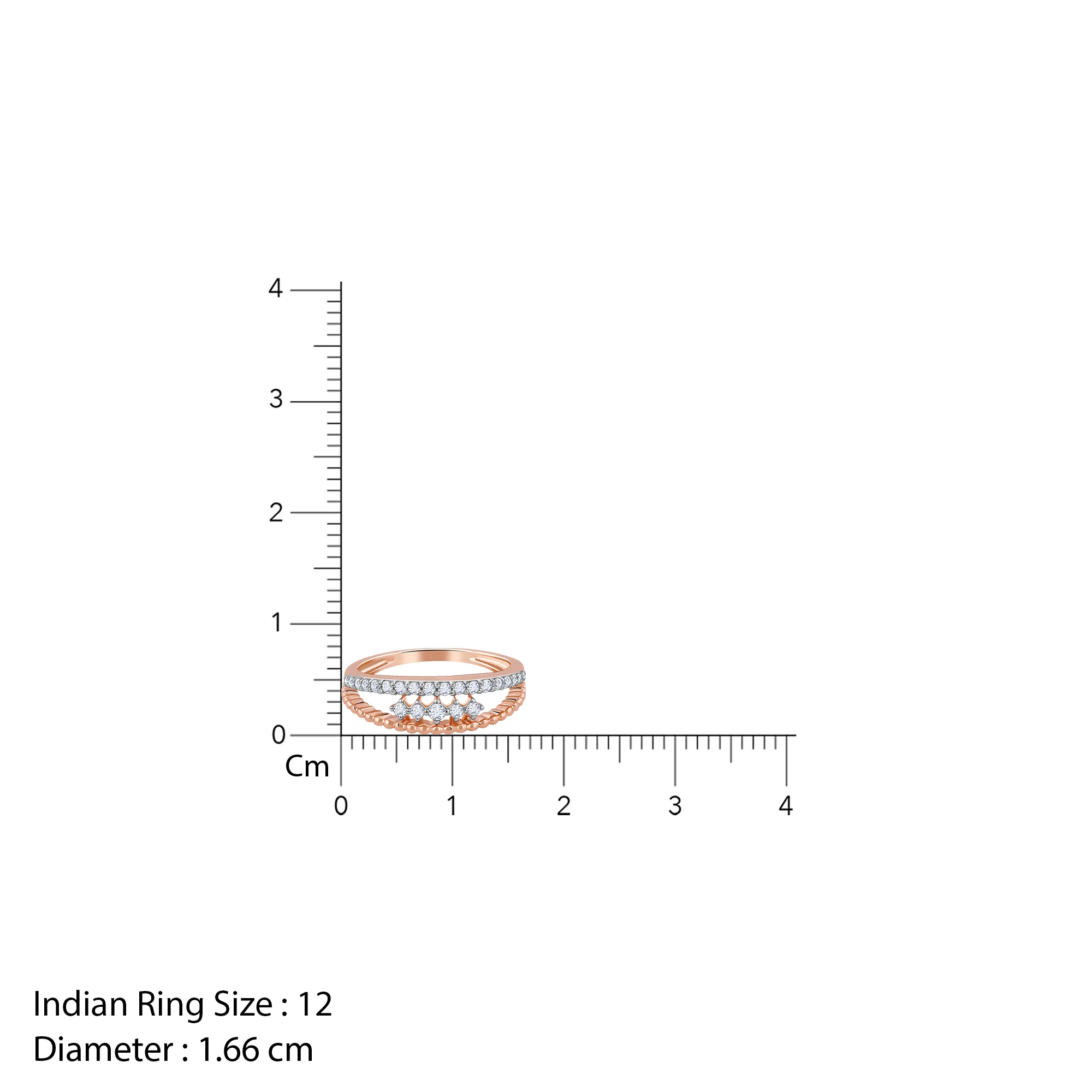 Rose Gold Starlit Halo Lab Grown Diamond Ring - Image 6
