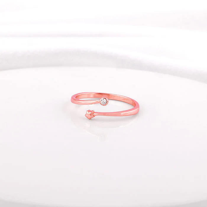 Rose Gold Starlit Ring - Image 2