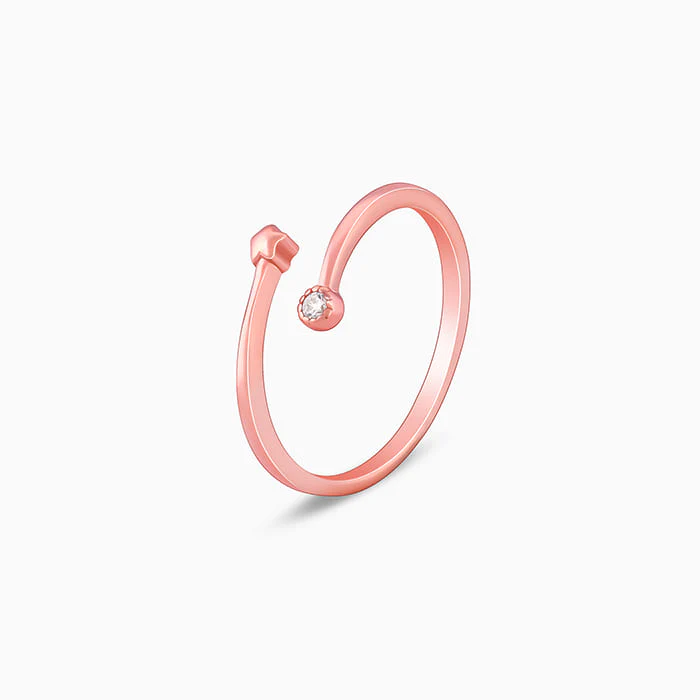 Rose Gold Starlit Ring - Image 4