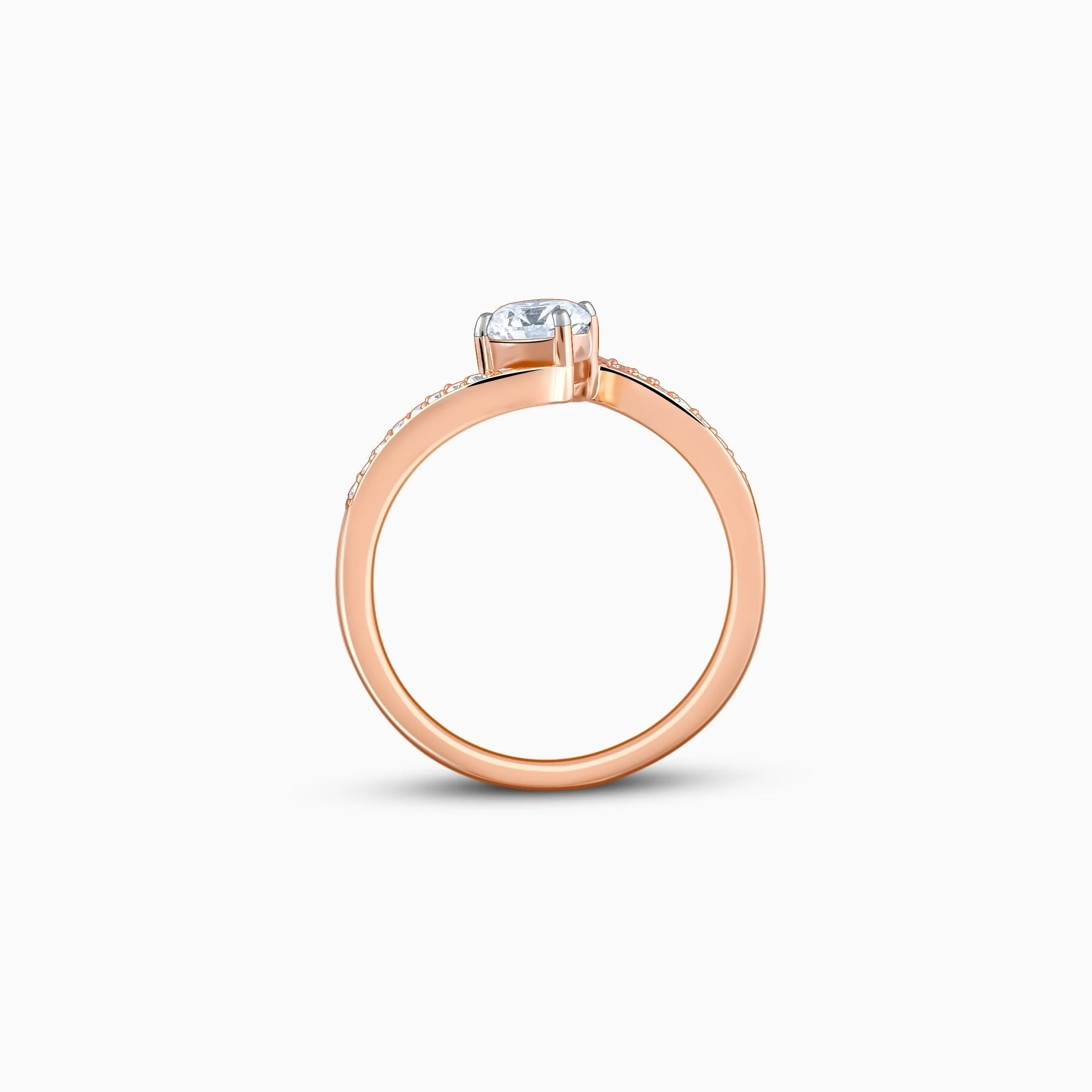 Rose Gold Stunners Solitaire Diamond Ring - Image 5