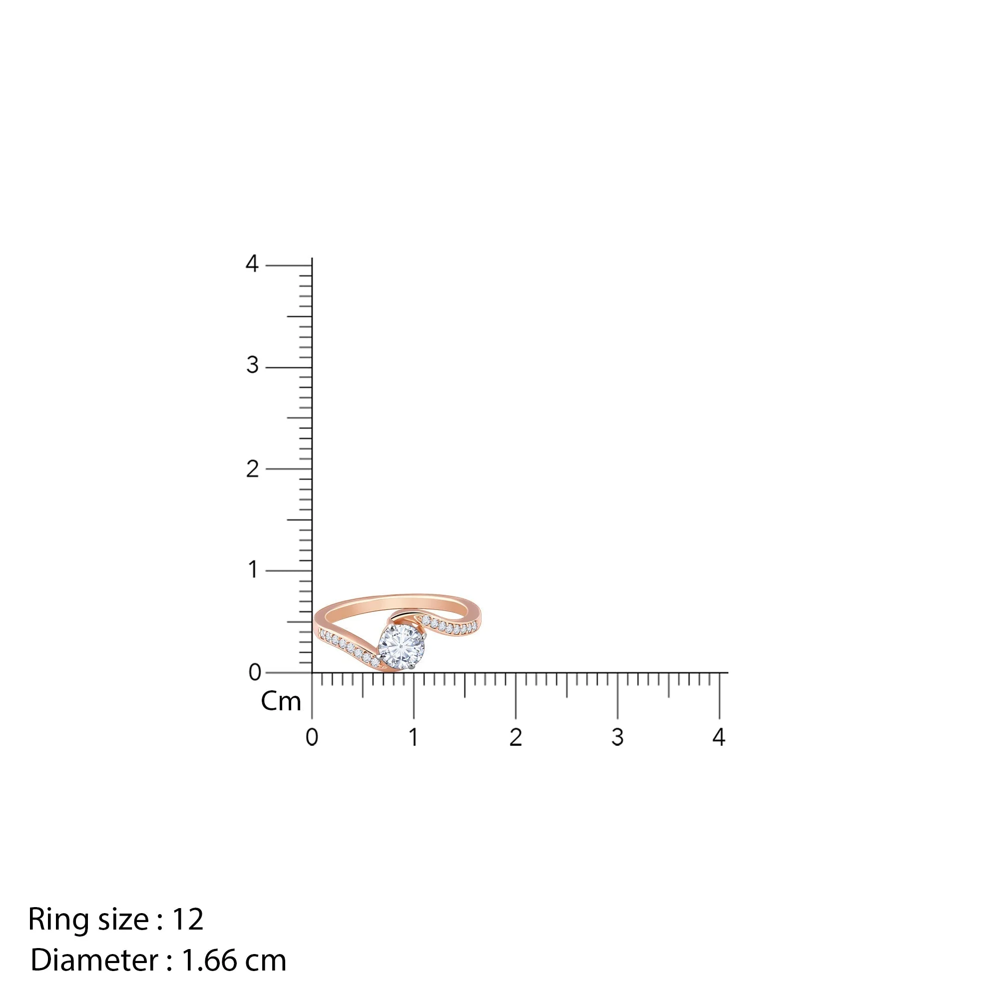 Rose Gold Stunners Solitaire Diamond Ring - Image 6