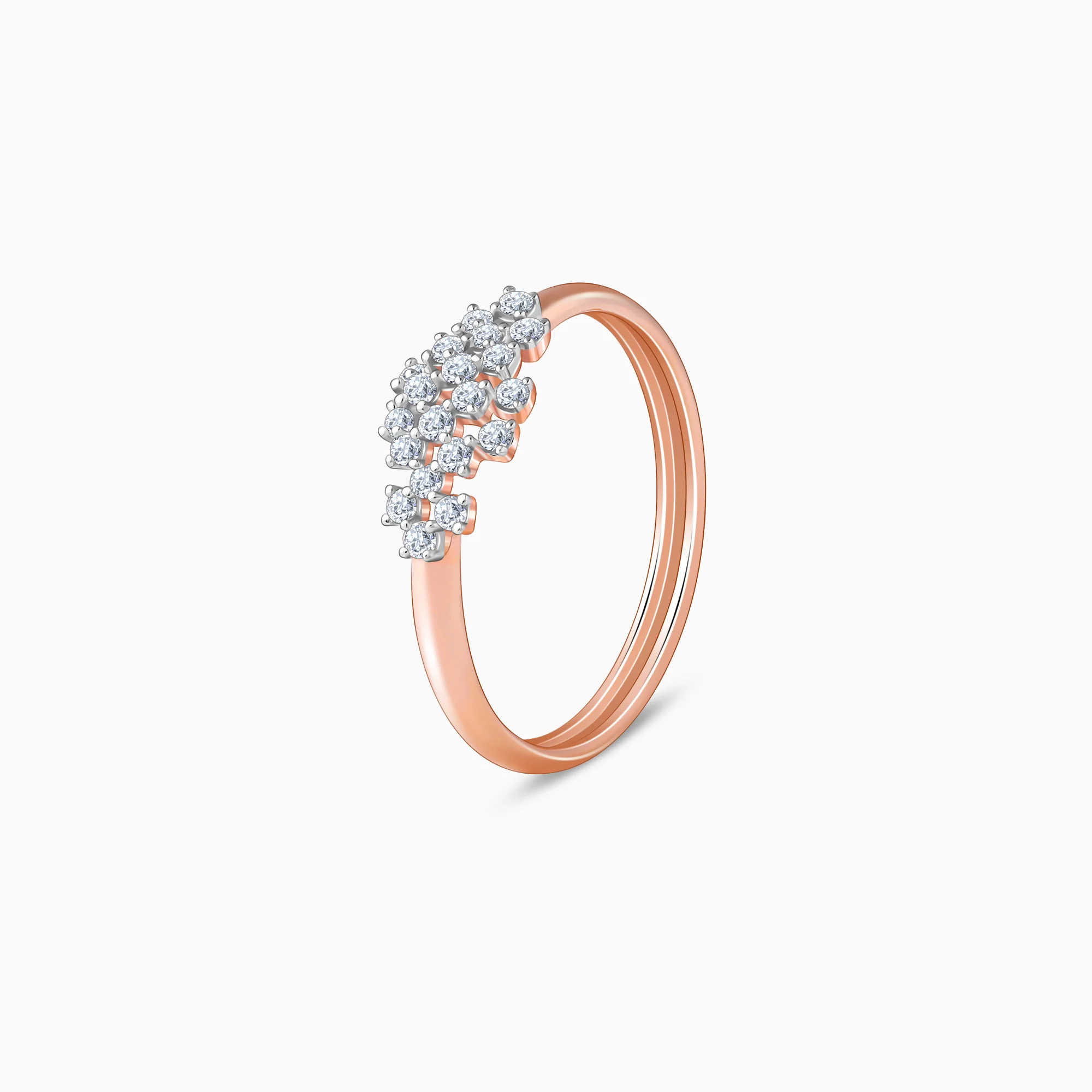Rose Gold Stunning Lab Grown Diamond Ring - Image 4