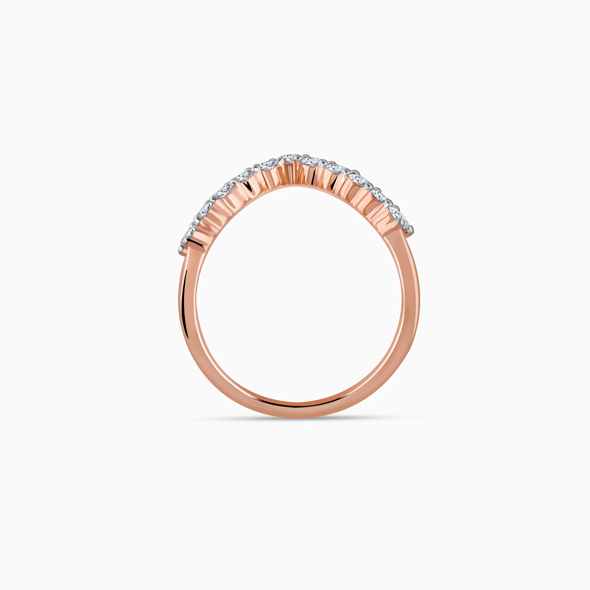 Rose Gold Vanki Diamond Ring - Image 6