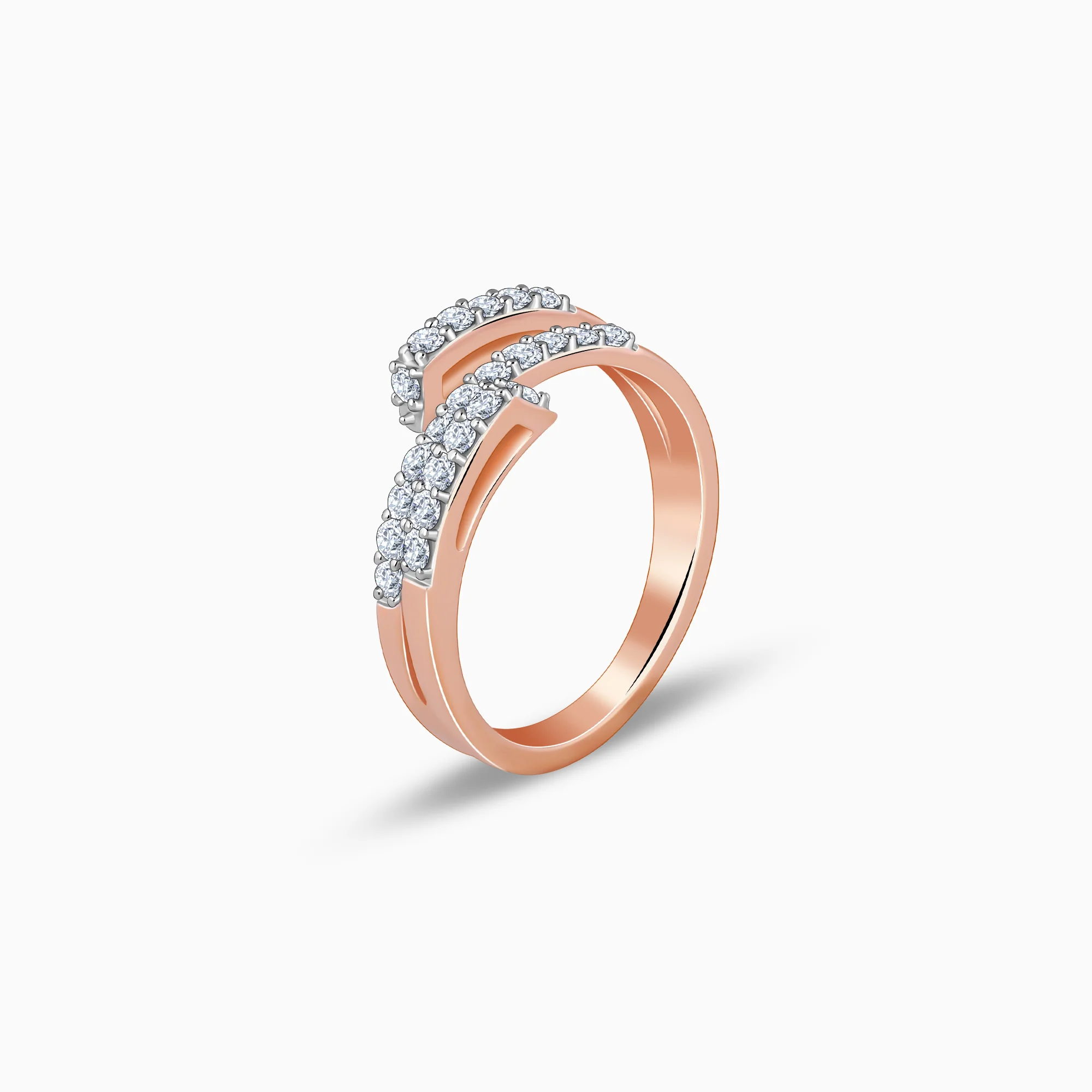 Rose Gold Versatile Lab Grown Diamond Ring - Image 4