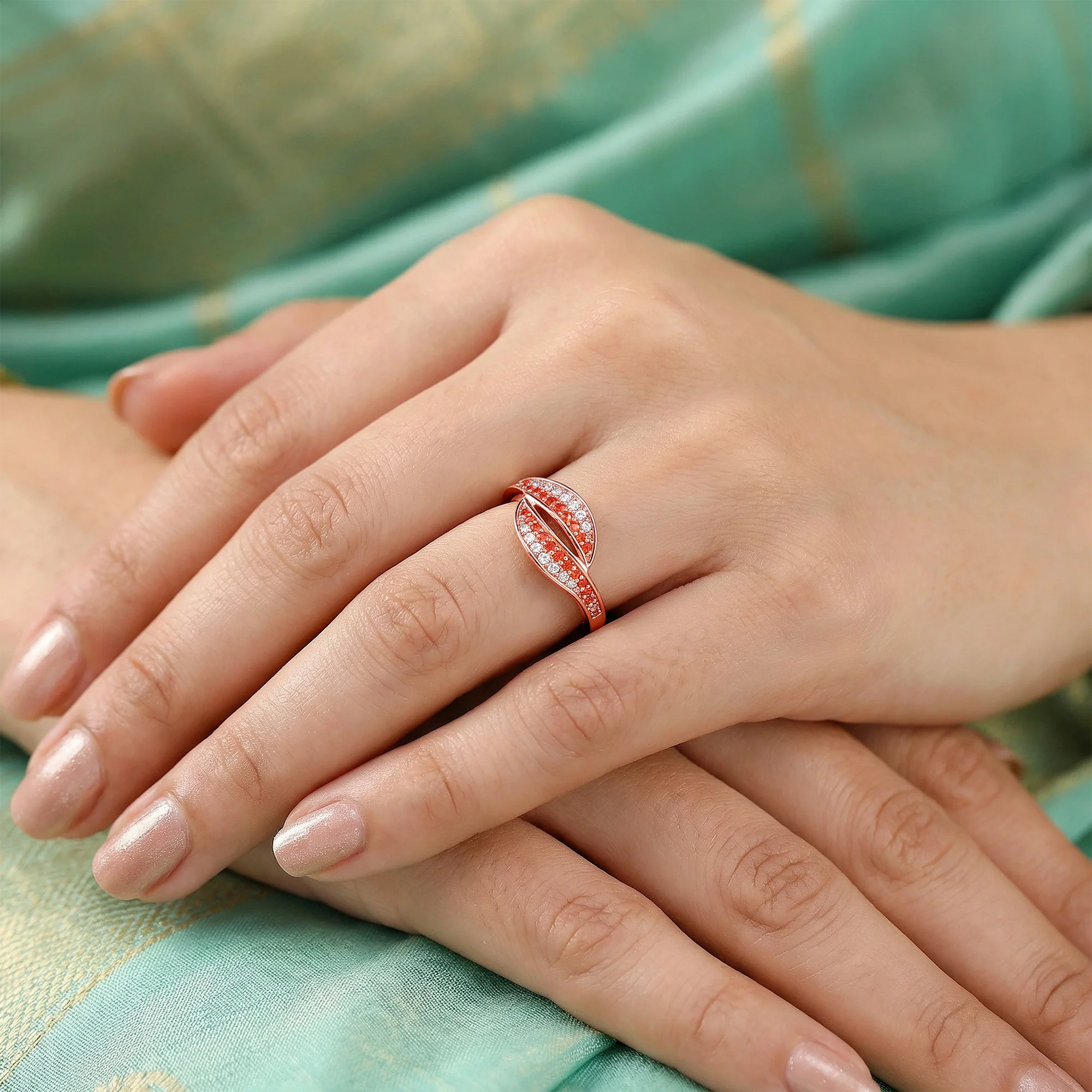 Rose Gold Yemaya Ring - Image 3