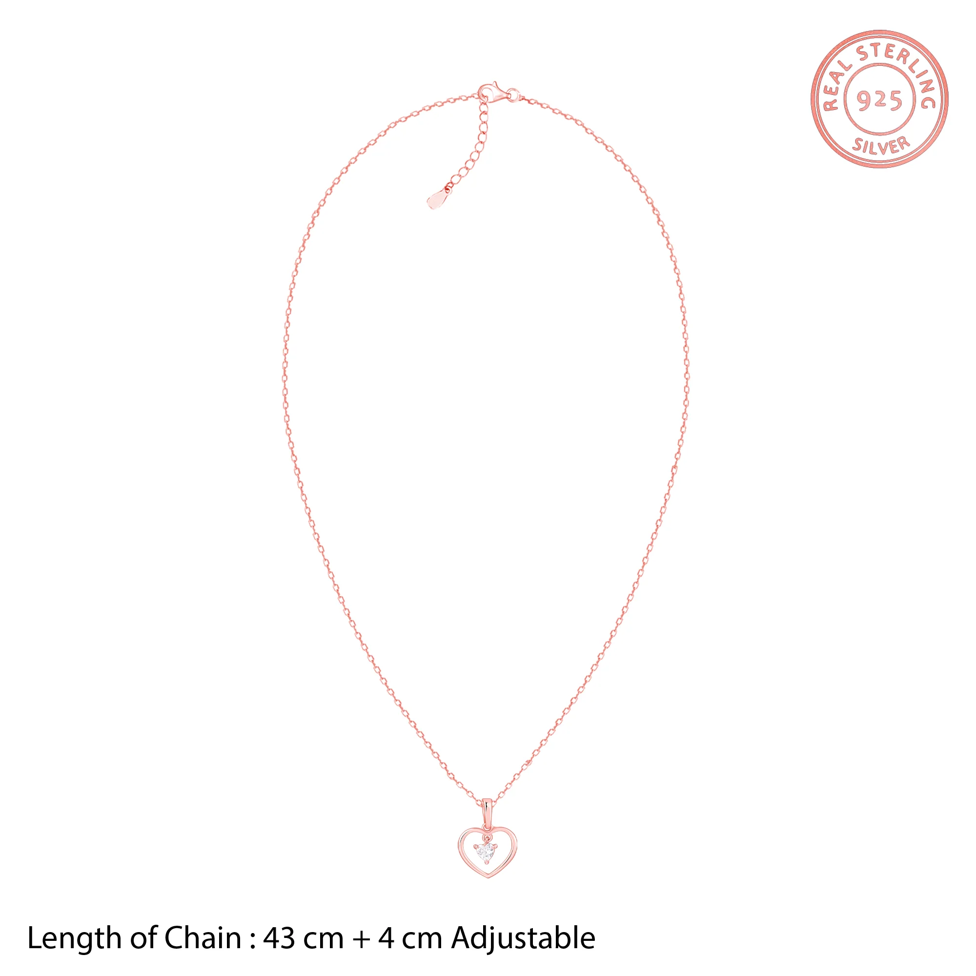 Rose Gold Your Lover Pendant With Link Chain - Image 6