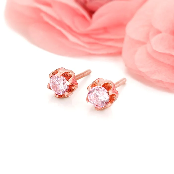 Rose Gold You're One Of A Kind Earrings - Image 2