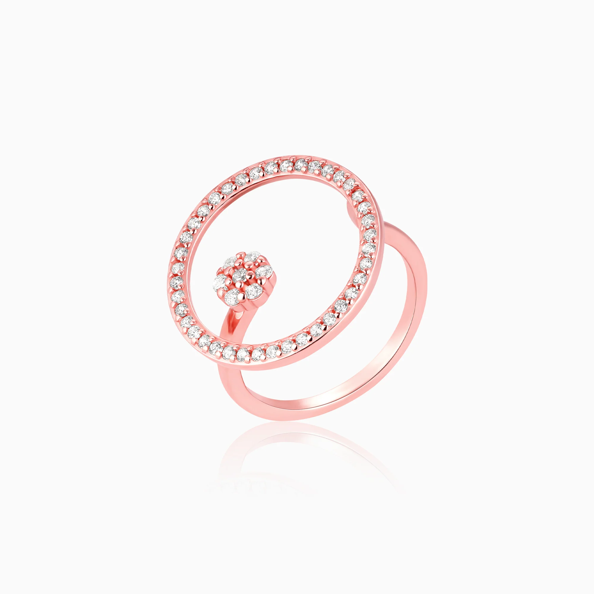 Rose Gold Orbit Ring - Image 4