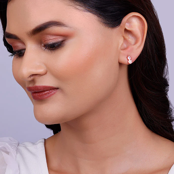 Rose Gold Zirconia Elegance Mangalsutra Set - Image 4