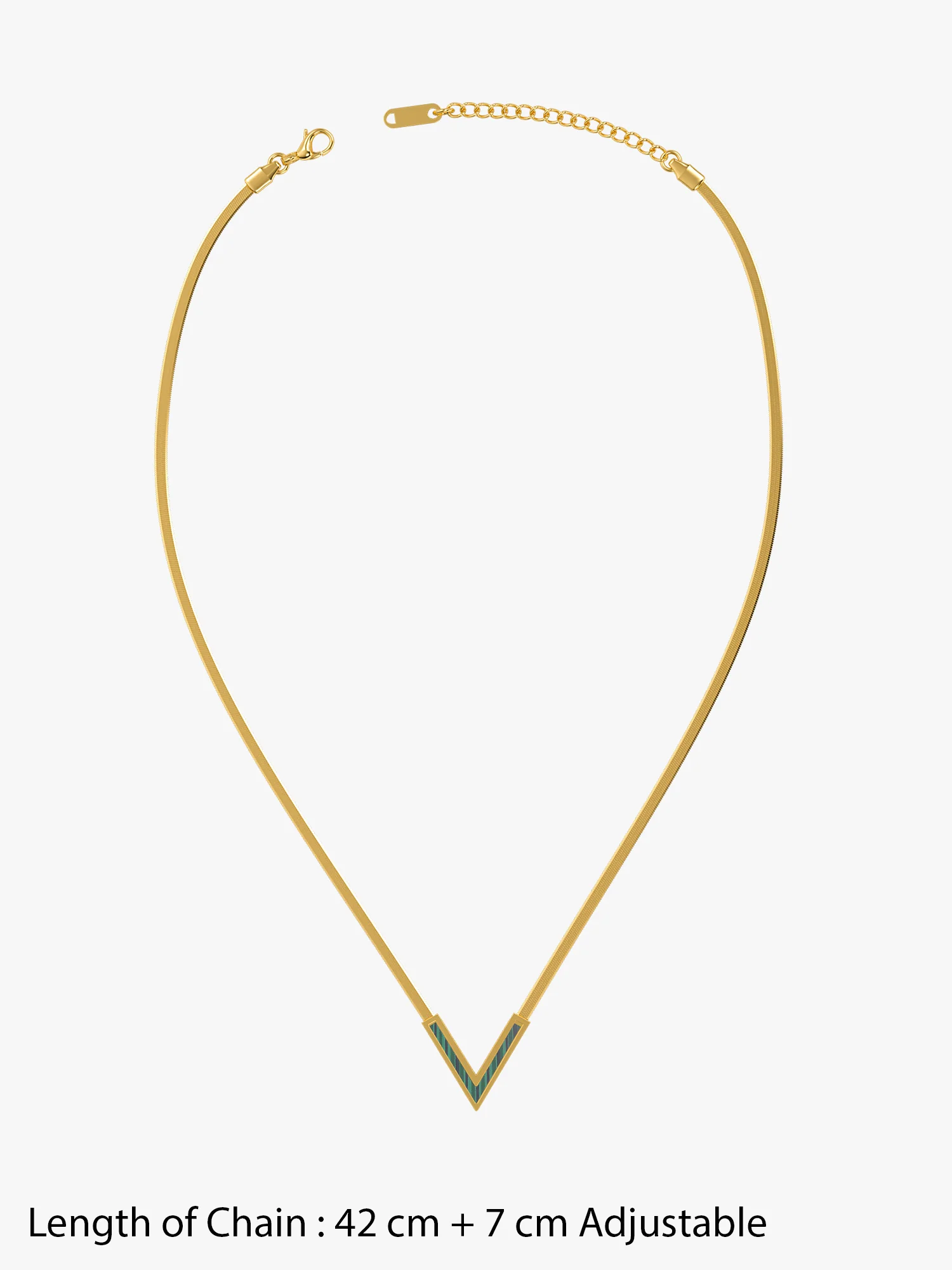 Sharp Babe Gold Plated Necklace - Image 4