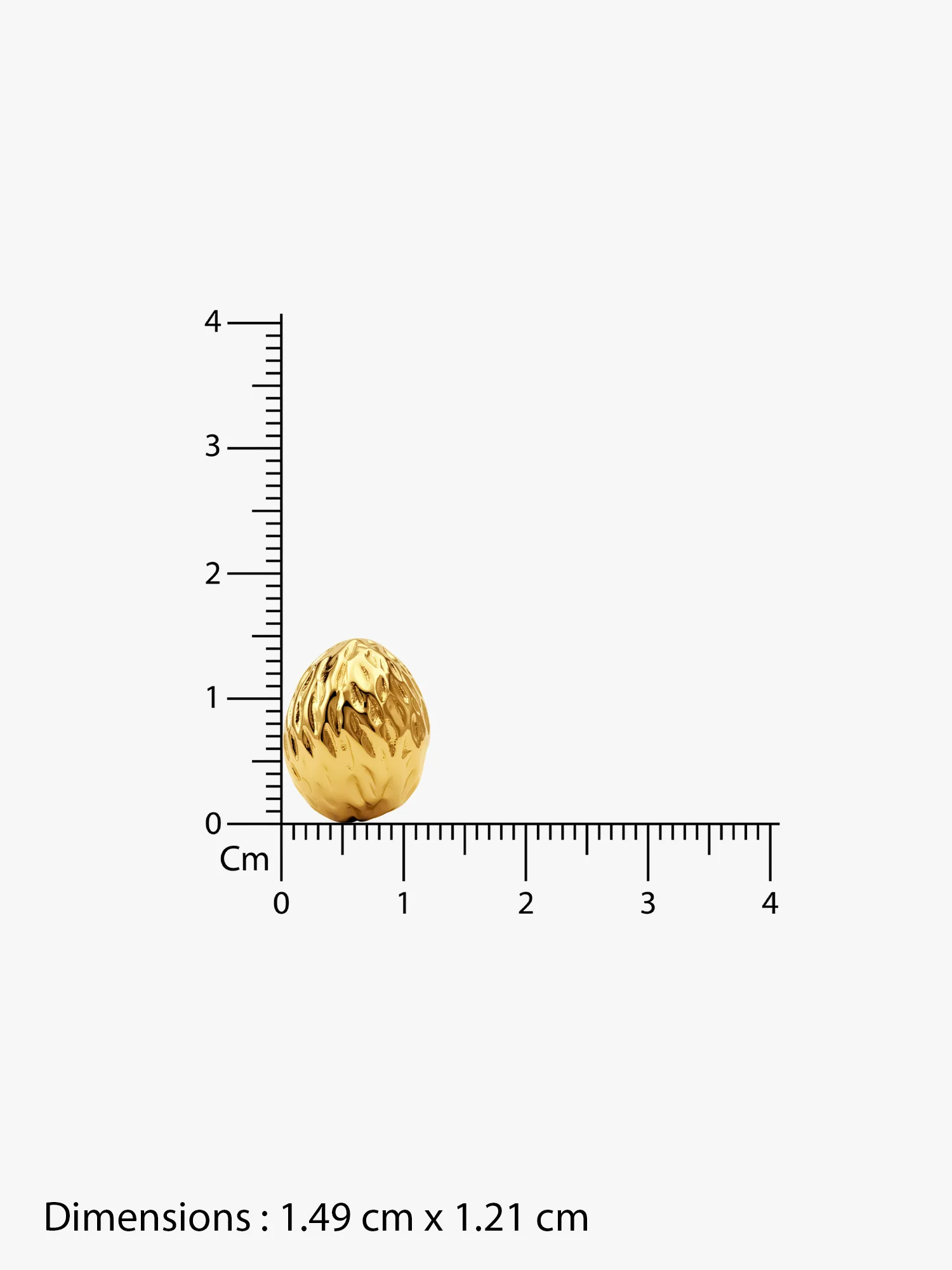 Shell Core Gold Plated J Stud Earrings - Image 6