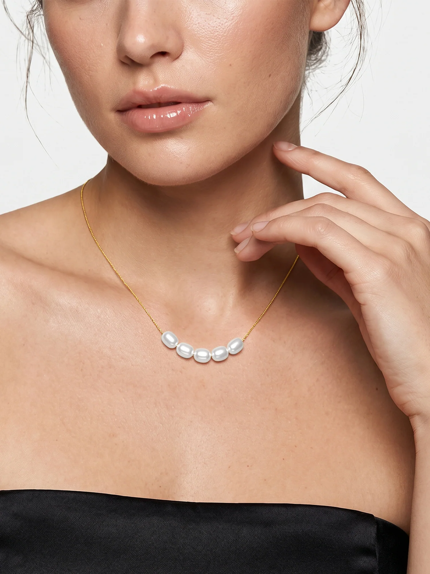 Shine On Repeat Gold Plated Necklace - Image 3