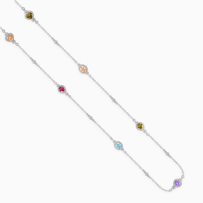 Silver Admiring Charm Necklace - Image 3