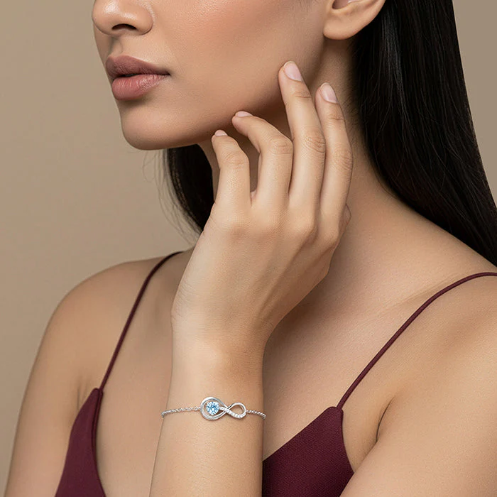 Silver Endlessly Yours Bracelet - Image 3