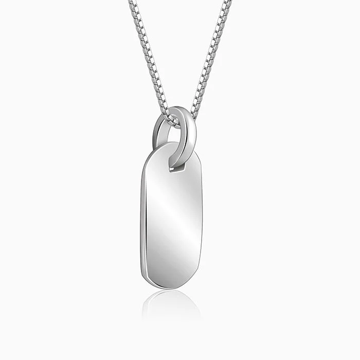 Silver Aegis Amulet Pendant with Box Chain For Him - Image 4