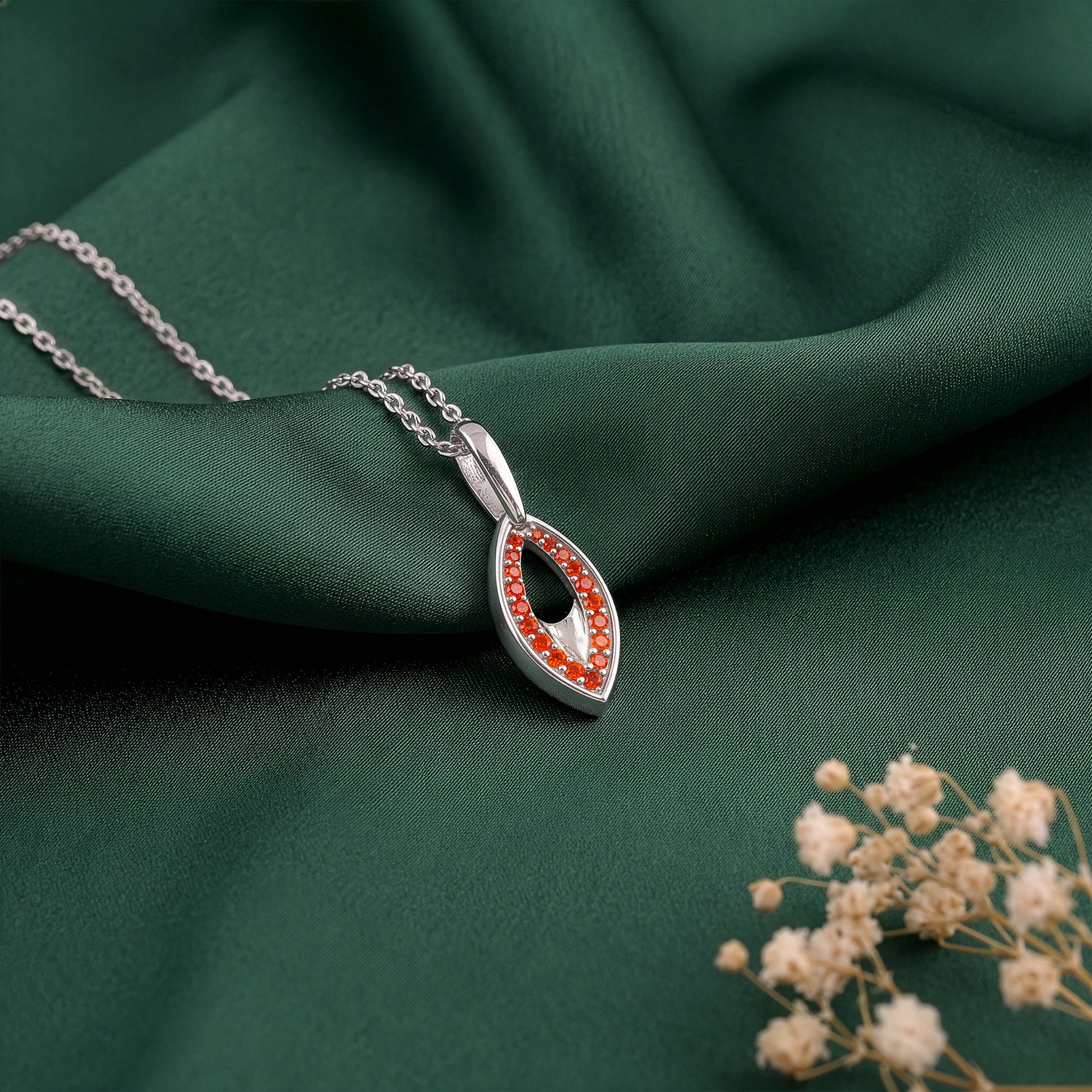 Silver Anahita Pendant With Link Chain - Image 2