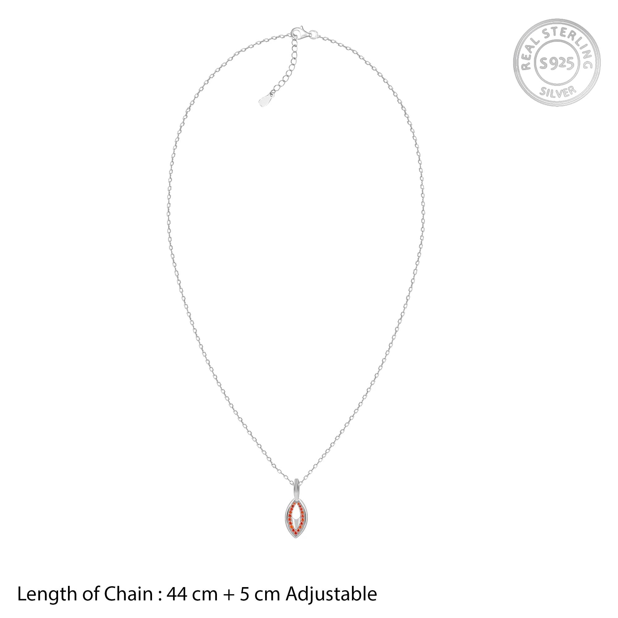 Silver Anahita Pendant With Link Chain - Image 5