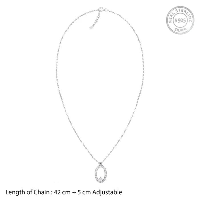 Silver Arena Pendant With Link Chain - Image 5