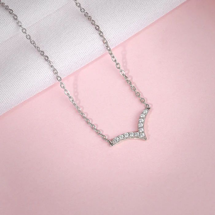Silver Avya Necklace - Image 2