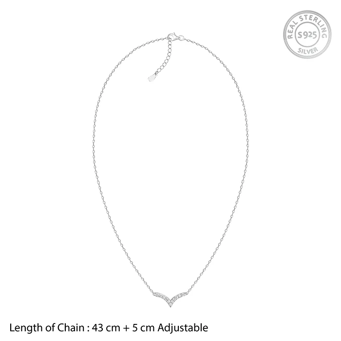 Silver Avya Necklace - Image 5