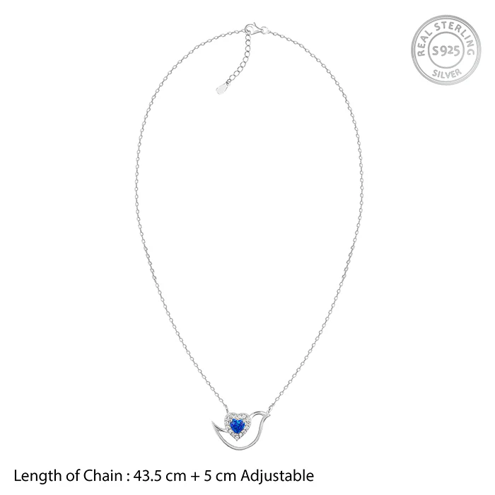 Silver Azure Reverie Necklace - Image 5