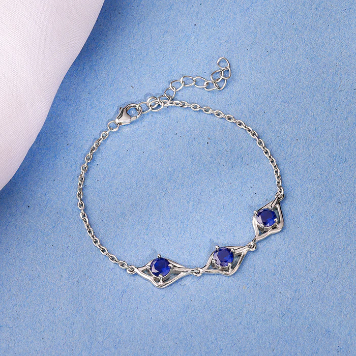 Silver Azure Sparkle Bracelet - Image 2