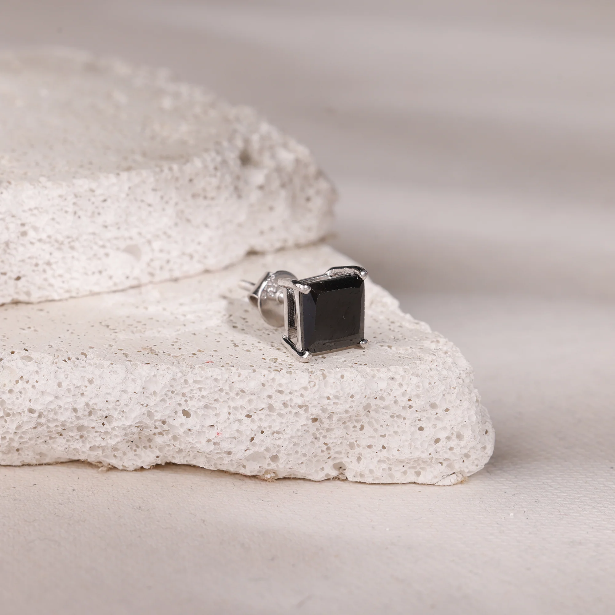 Silver Black Shadow Stud For Him - Image 2