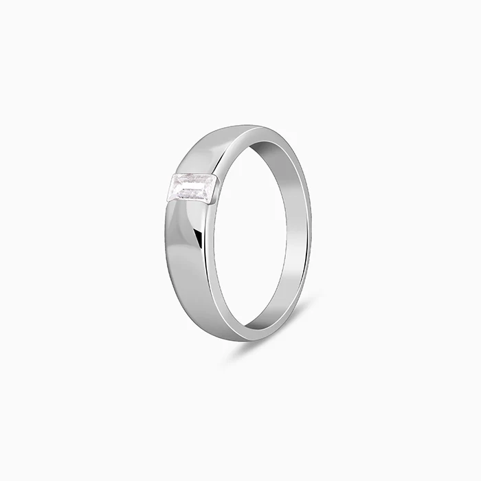 Silver Blaze Ring for Him - Image 4
