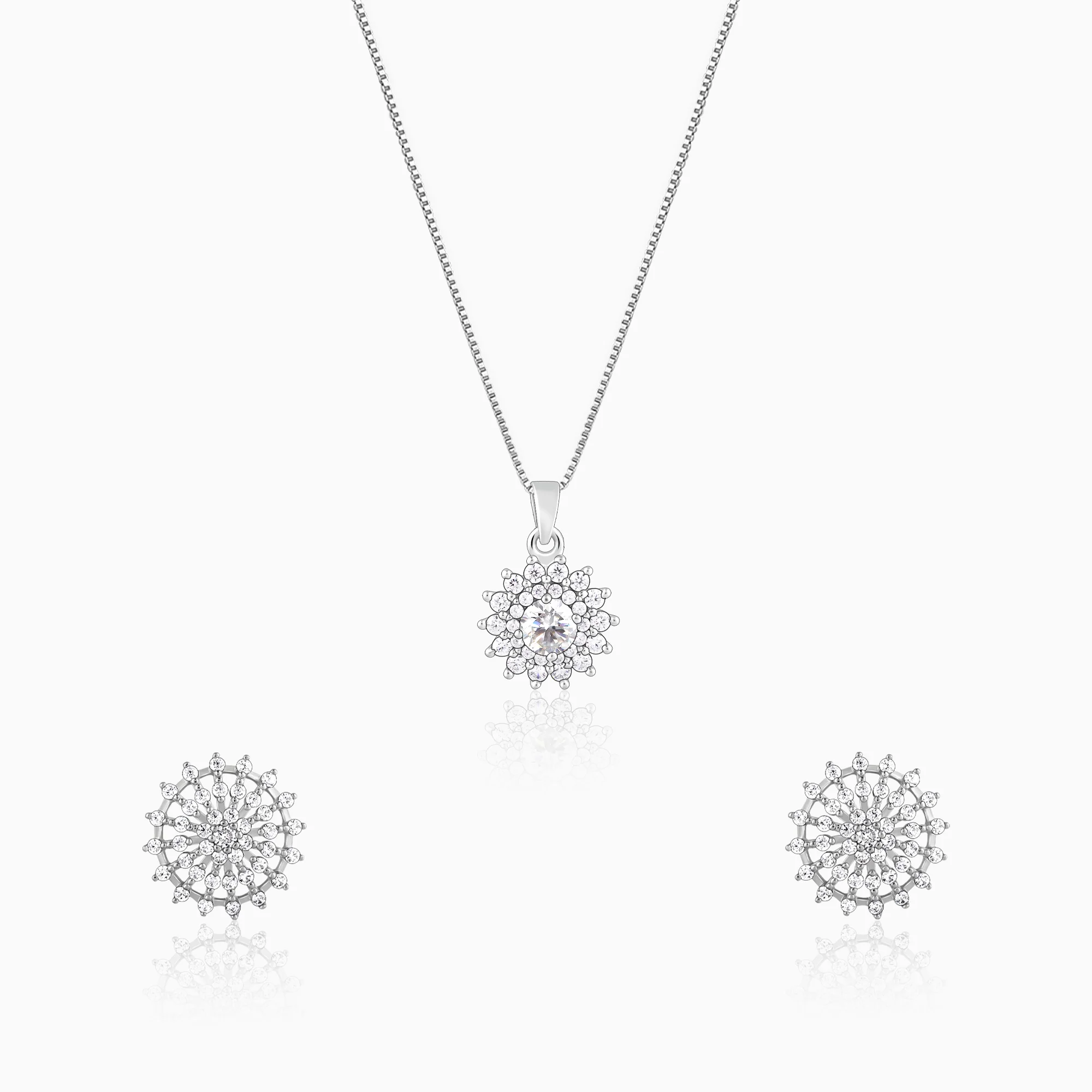Silver Bloom Set