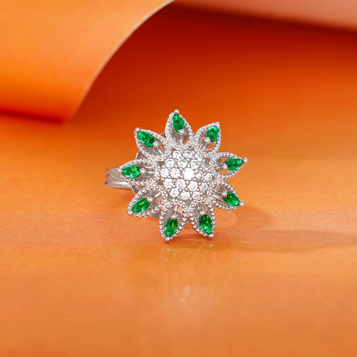 Silver Blossom Blast Ring - Image 3