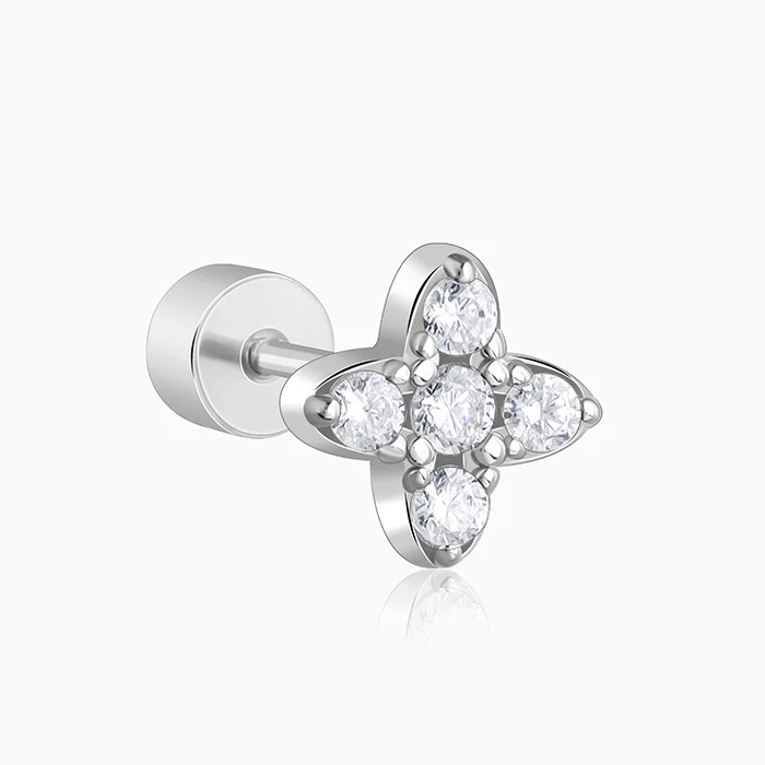Silver Bluma Ear Piercings - Image 4
