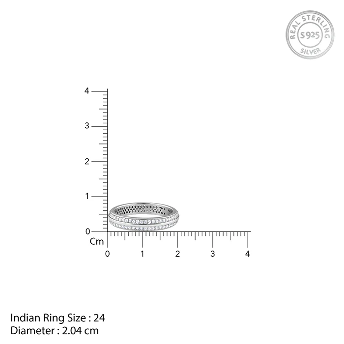 Silver Bold Fate Ring For Him - Image 8