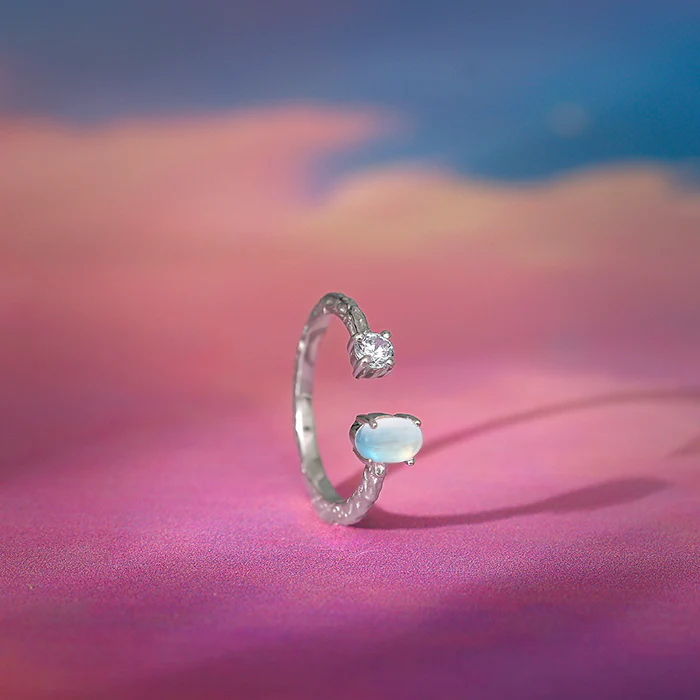 Silver Bold & Pretty Ring - Image 2