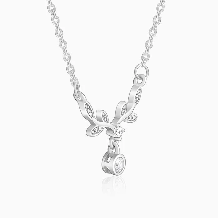 Silver Branchful Necklace - Image 4