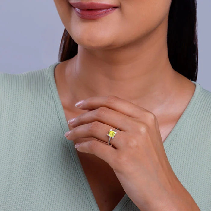 Silver Brightest Sparkle Ring - Image 3