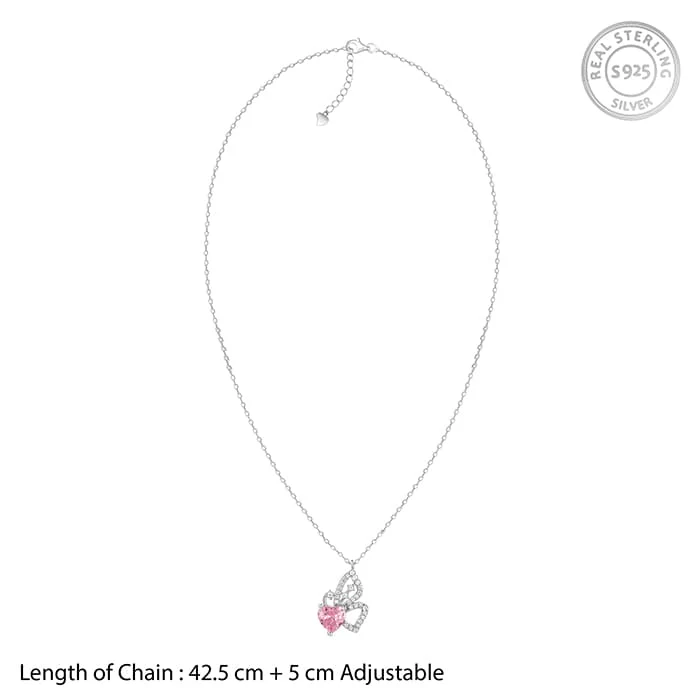 Silver Butterflies Desire Pendant With Link Chain - Image 6