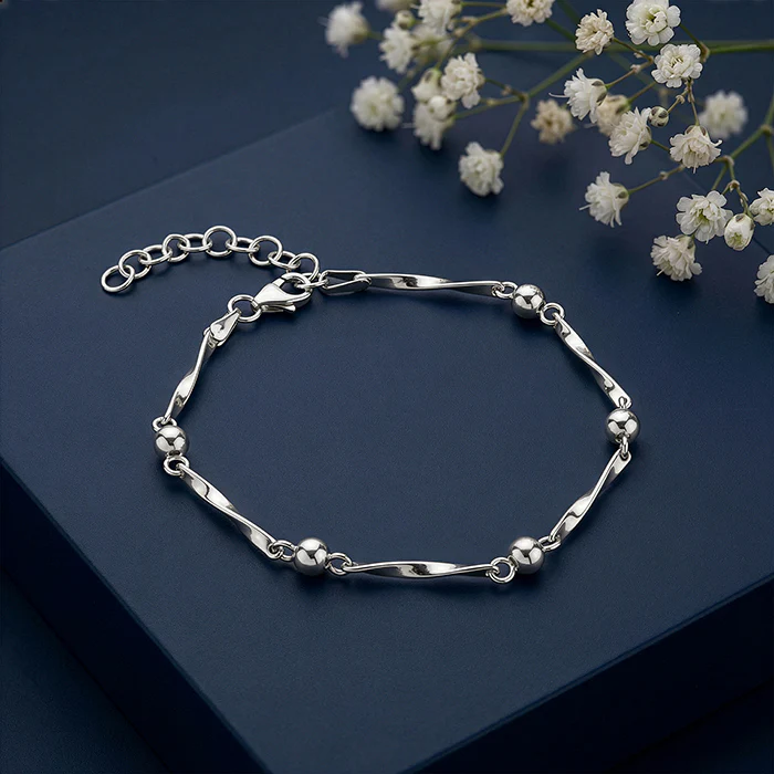 Silver Celestial Gleam Bracelet - Image 2