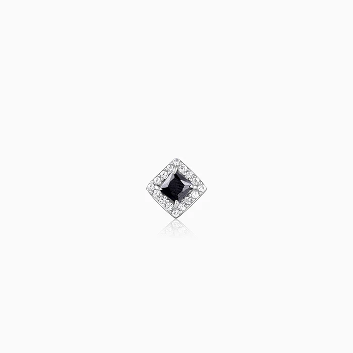 Silver Celestial Square Stud For Him - Image 2