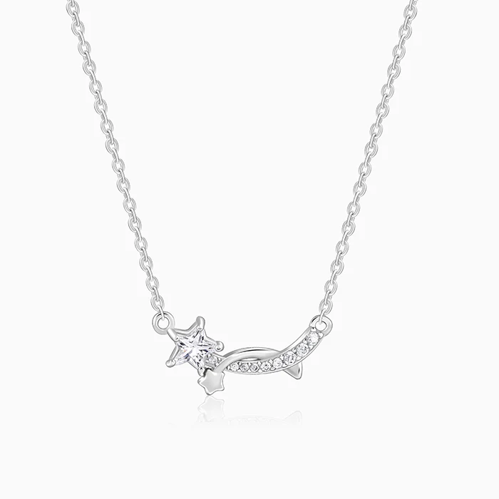 Silver Celestial Star Necklace