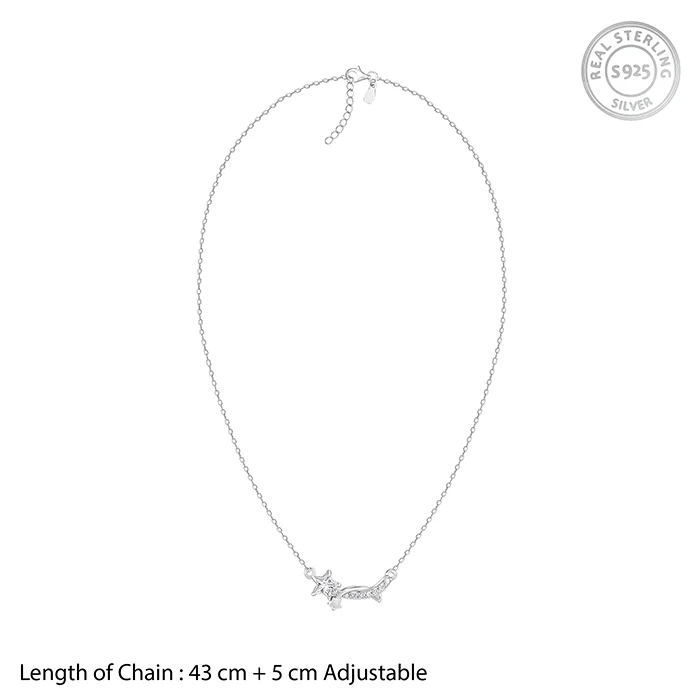 Silver Celestial Star Necklace - Image 5